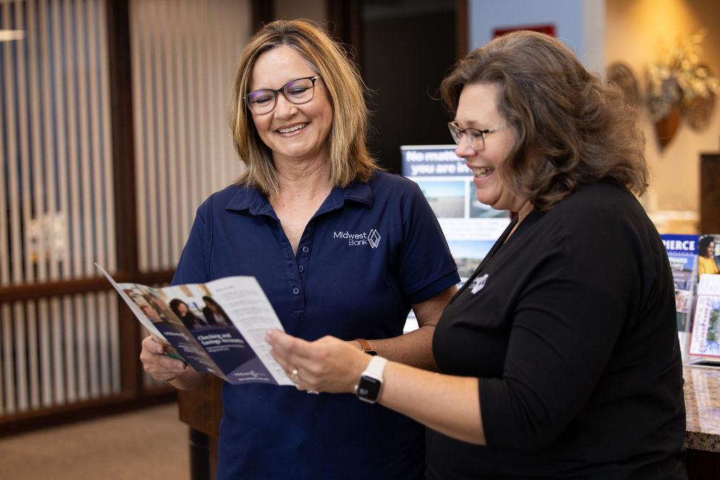 Deb and Krista at the Pierce branch