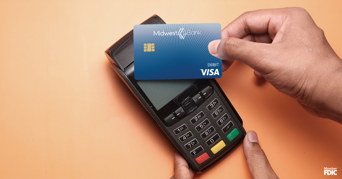 Midwest Bank now offers contactless debit cards